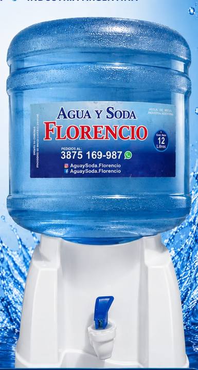 Bidón Florencio de 12 litros sobre dispenser